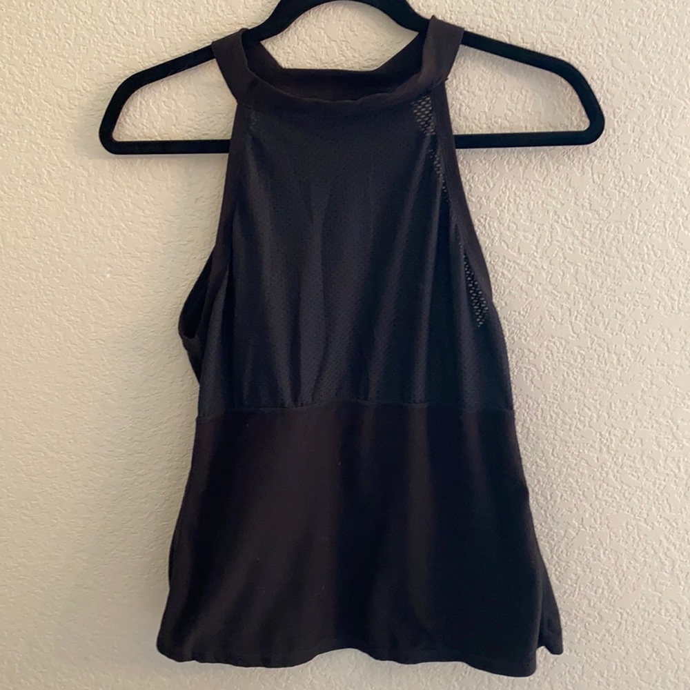 Blessed Bodywear Black Mesh Tank Large